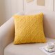 thumbnail image 1 of Xiao Hua Funda de Cojín de Sofá de Invierno 18x18 Pulgadas Funda de Almohada Decorativa, Lavable, Adecuada para Sala de Estar, Cama, Silla, 1 Pieza, Amarillo, 1 of 4