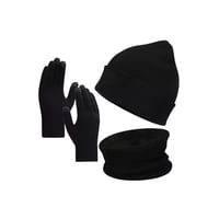 Ekomac - Set Invierno: Gorro Polar, Cuello Polar Y Guante De Lana