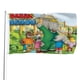 thumbnail image 1 of Babar Bandera impresa con temática, regalo perfecto para fanáticos, amigos y familiares, y adecuada para actividades al aire libre e interiores, decoraciones de fiesta. 120*180CM, 1 of 6