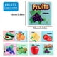 thumbnail image 1 of Baby Cloth Books Enlightenment Early Educational Toys, Kids Fruits Animal Numbers Food Cognitive Book, For Toddlers 12-72 Month Baby Infant, 1 of 5