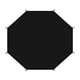 thumbnail image 4 of Solo Cubierta Para Parasol De Trampolín Cubierta De Trampolín Toldo De Trampolín Negro, 4 of 5