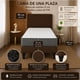 thumbnail image 2 of Cama de 1 Plaza Completa Evo con Colchón 21 cm y Respaldo Café, 2 of 3