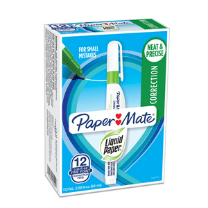Paper Mate - Lápiz Corrector Liquid Paper 7Ml Set X12