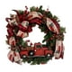 thumbnail image 2 of Corona De Navidad, Adorno Colgante Rojo, Decoración Para Navidad, Oficina, Jardín, 2 of 5