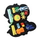 thumbnail image 3 of Tablero Sensorial Montessori, Juguetes Educativos De Fieltro Para Ni?as En Edad Preescolar, Ni?os, Azul, 3 of 5