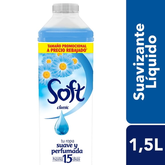 Suavizante Líquido Classic Botella, 1,5 L