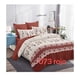 thumbnail image 1 of Cubrecama Quilt King Verano Reversible - Rojo Crema Flores XH073, 1 of 1