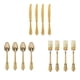 thumbnail image 4 of Cubiertos Desechables Tenedores De Plástico Cucharas Cuchillos Decoración Para Fiestas Cubiertos Dorados, 4 of 5