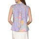 thumbnail image 3 of INSPIRE CHIC Blusa Floral sin Mangas para Mujer con Botones Camisa Casual de Verano 2XL Púrpura Claro, 3 of 5