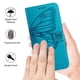 thumbnail image 3 of Funda Cartera Mariposa Para Motorola Signature Con Soporte Y Ranuras Para Tarjetas Azul, 3 of 6