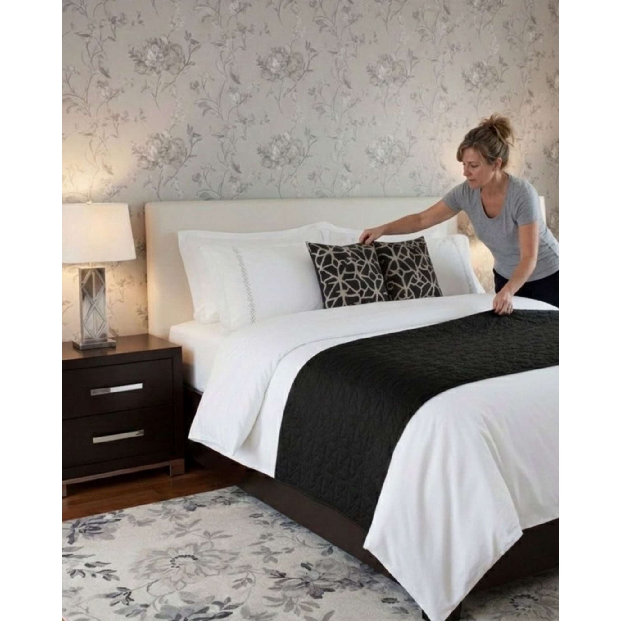 Imac Hogar - Piecera De Cama Premium Textura Soft Y Calidez 90x210 Cm