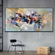 thumbnail image 2 of 1pc Pop Abstract Style Splash Ink Art Picture Canvas Painting Printable Varicolored Mural Wall Art Home Decor, 2 of 4
