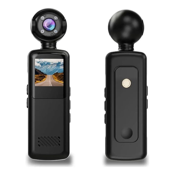 Mini Cámara de Accion Hd Portatil Pantalla Lcd gira180°