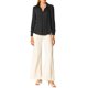 thumbnail image 2 of INSPIRE CHIC Camisas Elegantes para Mujer Cuello de Punto Manga Larga Blusa de Satén Suave Conjunto de Regreso a Clases para Maestras Negro S, 2 of 8