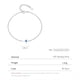 thumbnail image 2 of Pulsera S925 Sterling Silver Cross Ajustable Azul, 2 of 3