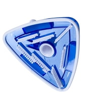 Magideal - Cabezal De Vacío Triangular Transparente Para Piscina, Cabezal De Vacío Para Piscina, Cepillo Inferior Para Piscinas Sobre El Suelo, Piscinas En El Su
