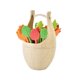 thumbnail image 3 of Juego De Tenedor Para Fruta, Hojas De Paja De Trigo Biodegradables Verdes, Color Beige, 16 Uds., 3 of 5