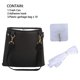 thumbnail image 2 of Cubo de Basura para Coche HerMia 23 cm Impermeable de Cuero PU Negro, 2 of 6