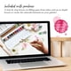thumbnail image 5 of Paleta de acuarela Paintcrush 24 medios pasteles Dahlias, 5 of 5