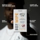 thumbnail image 3 of Toallitas corporales Hustle Clean, desechables, para baño, 40 unidades, 3 of 6