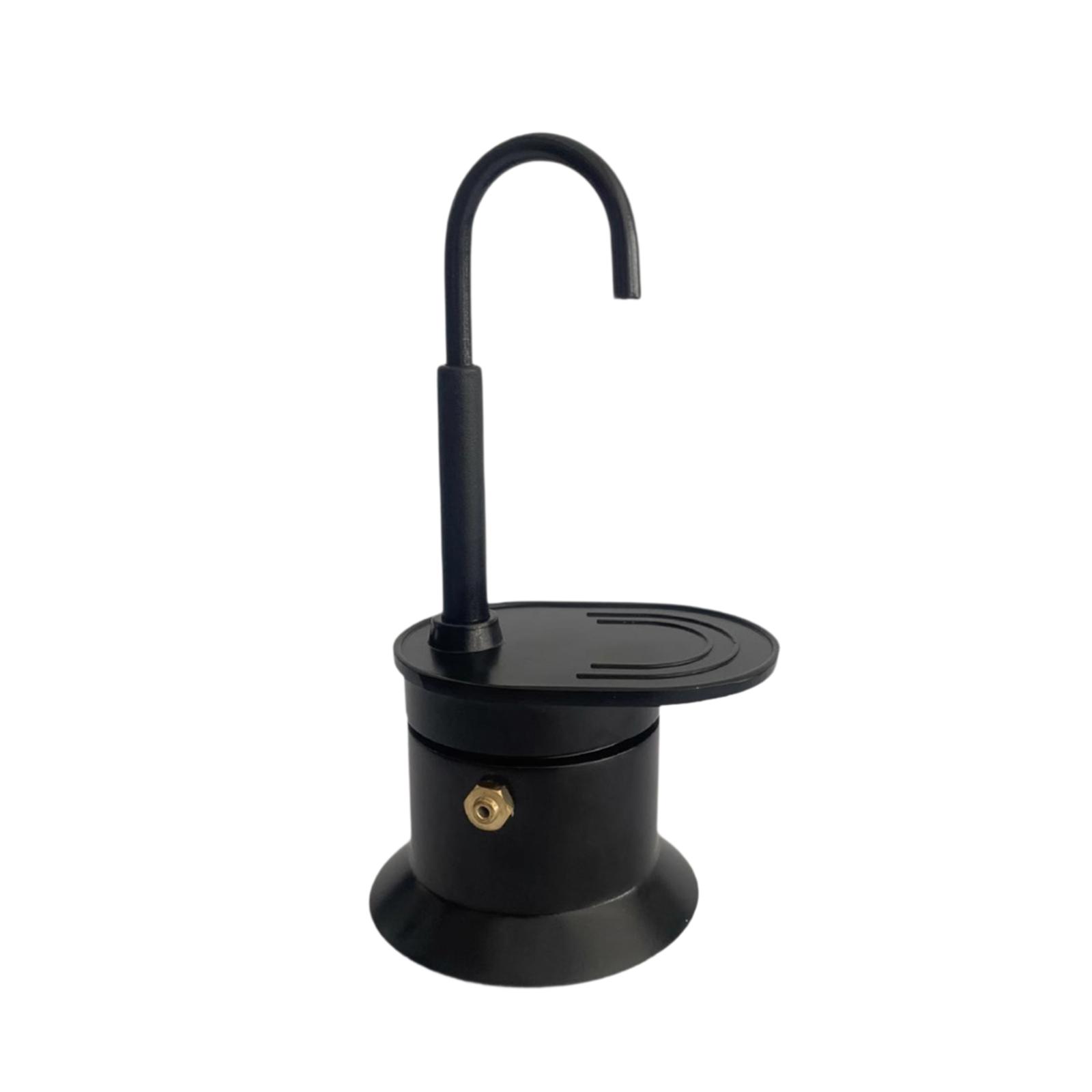 Bothyi - Cafetera Portátil Mini Reutilizable De Un Solo Pico Para El Hogar Y El Exterior, Color Negro