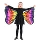 thumbnail image 4 of Butterfly Cape Wings Seasons Kids Rainbow, talla única, poliéster, 4 of 6