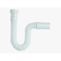 Genérico - Desague Lavamanos Con Sifon Corrugado 1 1/4