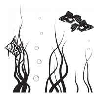 Rienda Libre Graphics - Decomural Tropical Fish Under The Sea Bathroom Ws-40794