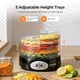 thumbnail image 5 of Deshidratador de alimentos OSTBA 420 W con temporizador de 48 h y 5 bandejas, 5 of 8