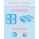 thumbnail image 3 of Set de cajas para snacks Canfanni con 4 compartimentos, apilables y libres de BPA, 3 of 7