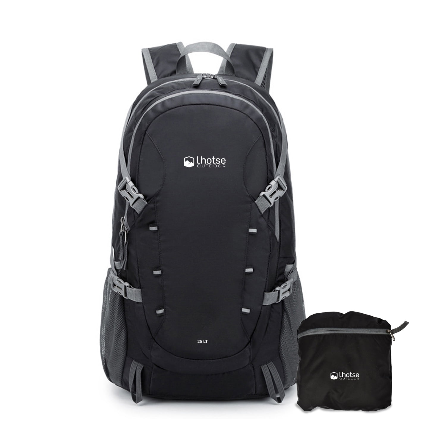 Mochila Outdoor Lhotse Plegable 25lt Negra