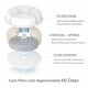 thumbnail image 3 of Fuente de agua para mascotas Pet Life 'Moda-Pure' ultrasilenciosa para perro y gato, 3 of 6