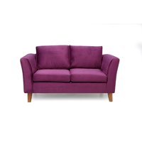 Barra Design - Sofá Ema 2C Felpa Morado