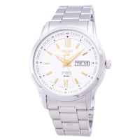 Seiko - Reloj 5 Automático Con Esfera Blanca Snkp15J1 Para Hombres