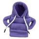 thumbnail image 1 of Auto Gear Shifter Knob Cover Sudadera Con Capucha Tela Invierno Cálido Perilla Sudadera Con Capucha Púrpura, 1 of 5