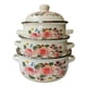 thumbnail image 2 of 3x Ollas De Esmalte De Dise?o Vintage Para Sopa, Para Cocina, Restaurante, Estilo C, 2 of 5