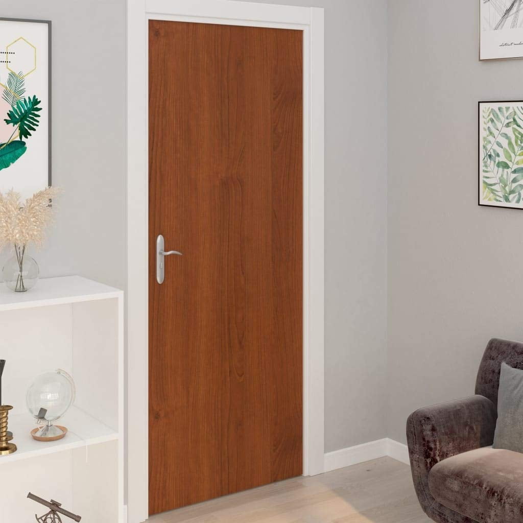 Láminas Para Puertas Vidaxl Autoadhesivas De Pvc De Roble Claro (210 X 90 Cm) X4