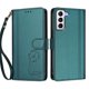 thumbnail image 3 of Funda Cartera Trébol para Samsung Galaxy S21 con Ranuras Tarjetas y Carga Inalámbrica Verde oscuro, 3 of 6