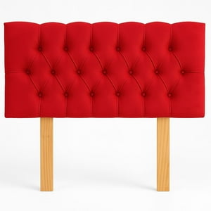 Ethan Desing - Respaldo De Cama 2 Plazas Color Rojo