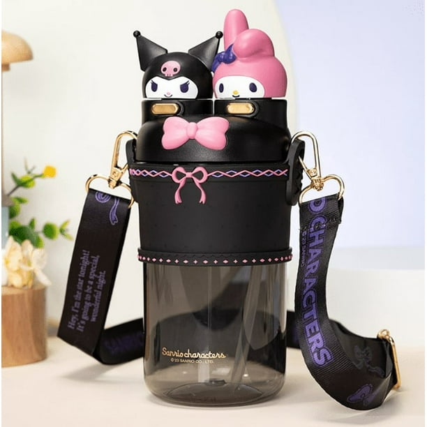 未開封 フィリコ Kurumi デザインボトル ミネラルウォーター 黒色 Kuromi Botella Agua Cartera | Lider