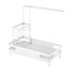 thumbnail image 4 of Esponja Plato Cepillo Dispensador De Jabón Soporte A Prueba De Herrumbre Soporte De Esponja Para Baño Blanco, 4 of 5