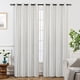 thumbnail image 2 of Cortinas DriftAway Farmhouse, mezcla de lino, opacas, 244 cm, color gris, 2 of 9
