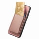 thumbnail image 2 of Funda de Cuero Magnética con Tarjetero para Samsung Galaxy S25 Edge Cubierta Delgada Rosa, 2 of 5