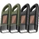 thumbnail image 1 of Linterna Mudder 4 unidades, solar y de manivela, LED, verde/negra, 1 of 7