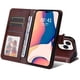 thumbnail image 5 of Funda Billetera para iPhone 14 Pro Max con Porta Tarjetas y Soporte Ajustable Marrón, 5 of 6