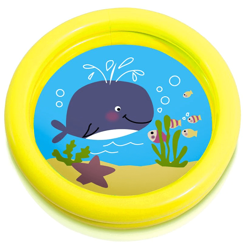 Piscina Inflable Infantil Intex Circular Para Bebés Amarilla
