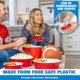 thumbnail image 5 of Cuencos desechables de plástico GoBig Red Party Cup Design 650 ml x50, 5 of 6