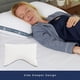 thumbnail image 3 of Pillow Eli & Elm, ergonómico, para dormir de lado, con relleno de látex refrescante, 3 of 8