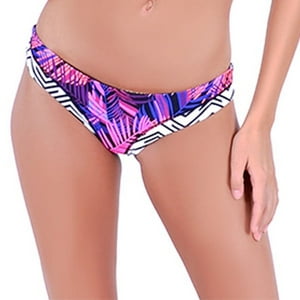 Samia - Bikini Calzón Colales Estampado Morado L