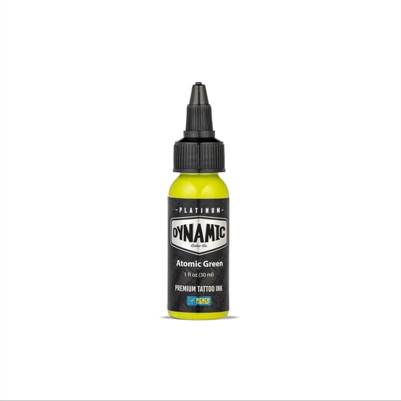Tinta de tatuaje Dynamic Color Co Atomic Green Platinum 30 ml